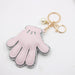 Wholesale PU Leather Palm Keychain JDC-KC-Zuge046 Keychains 祖格 pink / Wholesale Jewelry JoyasDeChina Joyas De China