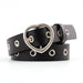 Wholesale PU Leather Pin Buckle Heart Buckle Hollow Women's Belt JDC-WB-Nuoy027 Womenbelt 诺娅 black length 105 width 2.5 Wholesale Jewelry JoyasDeChina Joyas De China