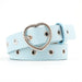 Wholesale PU Leather Pin Buckle Heart Buckle Hollow Women's Belt JDC-WB-Nuoy027 Womenbelt 诺娅 blue length 105 width 2.5 Wholesale Jewelry JoyasDeChina Joyas De China