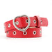 Wholesale PU Leather Pin Buckle Heart Buckle Hollow Women's Belt JDC-WB-Nuoy027 Womenbelt 诺娅 red length 105 width 2.5 Wholesale Jewelry JoyasDeChina Joyas De China