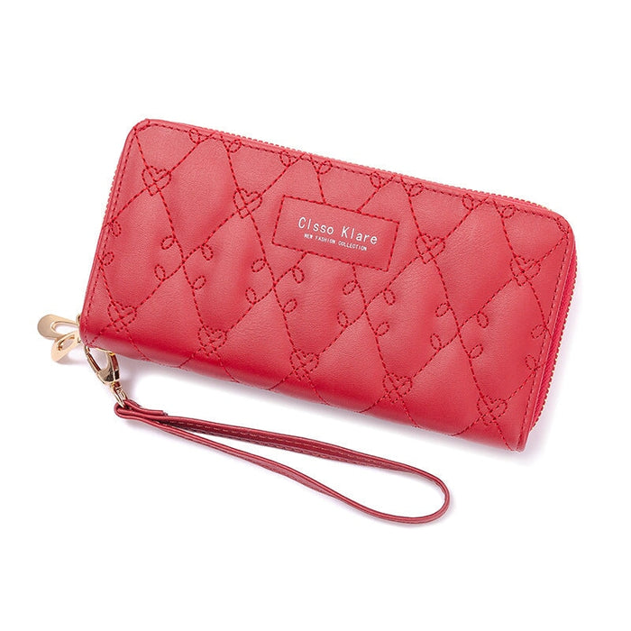 Wholesale PU Leather Women's Wallets JDC-WT-JiaL002 Wallet 佳罗 xinxing red Wholesale Jewelry JoyasDeChina Joyas De China