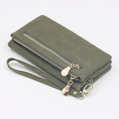 Wholesale PU Long Hand Wallet JDC-WT-Huob005 Wallet 霍珀 green Wholesale Jewelry JoyasDeChina Joyas De China