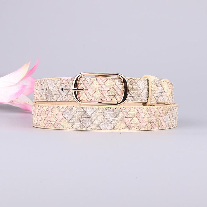 Bulk Jewelry Wholesale Pu metal buckle Womenbelt JDC-WB-syc007 Wholesale factory from China YIWU China