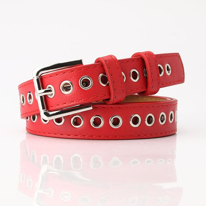 Bulk Jewelry Wholesale PU metal gas eye Womenbelt JDC-WB-syc008 Wholesale factory from China YIWU China