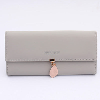 Wholesale PU small fresh hand wallet JDC-WT-Huob002 Wallet 霍珀 grey Wholesale Jewelry JoyasDeChina Joyas De China