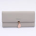 Wholesale PU small fresh hand wallet JDC-WT-Huob002 Wallet 霍珀 grey Wholesale Jewelry JoyasDeChina Joyas De China