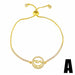 Wholesale pull adjustable copper zircon butterfly Mother's Day bracelet JDC-BT-AOS004 Bracelet 翱昇 A Wholesale Jewelry JoyasDeChina Joyas De China