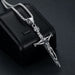 Wholesale Punk Religious Stainless Steel Catholic Jesus Cross Pendant JDC-CS-FY108 charms 福友 Wholesale Jewelry JoyasDeChina Joyas De China