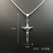 Wholesale Punk Religious Stainless Steel Catholic Jesus Cross Pendant JDC-CS-FY108 charms 福友 Wholesale Jewelry JoyasDeChina Joyas De China