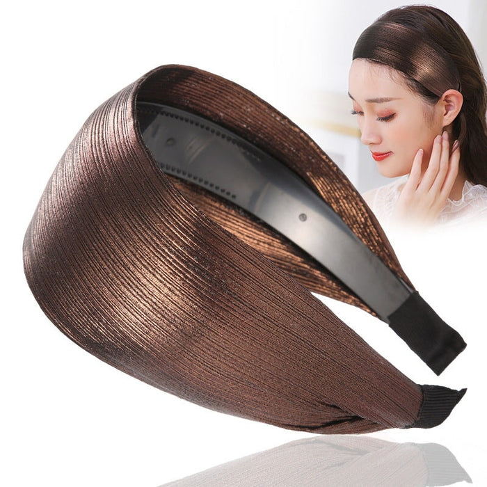 Wholesale pure bright color wide-brimmed hair band JDC-HD-Chunj006 Headband 纯界 Wholesale Jewelry JoyasDeChina Joyas De China