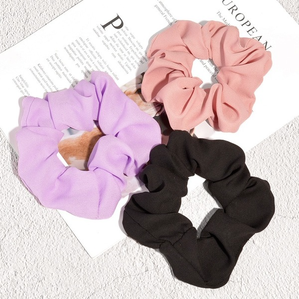 Bulk Jewelry Wholesale pure color cloth Hair Scrunchies JDC-HS-K069 Wholesale factory from China YIWU China