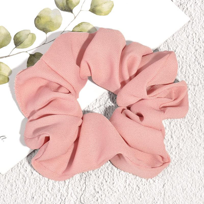 Bulk Jewelry Wholesale pure color cloth Hair Scrunchies JDC-HS-K069 Wholesale factory from China YIWU China