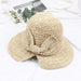 Bulk Jewelry Wholesale pure color papyrus Bow Fashionhat JDC-FH-js004 Wholesale factory from China YIWU China