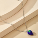 Bulk Jewelry Wholesale purple alloy grape pendant necklace JDC-NE-C066 Wholesale factory from China YIWU China