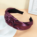 Wholesale purple bright silk hairband JDC-HD-O359 Headband 潮炫 Wholesale Jewelry JoyasDeChina Joyas De China