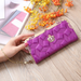 Bulk Jewelry Wholesale purple crown diamond diamond PU wallet JDC-WT-lx016 Wholesale factory from China YIWU China