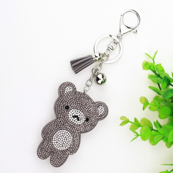 Wholesale purple flannel keychain JDC-KC-KunHe006 Keychains 坤禾 Wholesale Jewelry JoyasDeChina Joyas De China