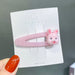 Wholesale purple flocking hairpins (F)JDC-HC-GSHX095 Hair Clips 恒曦 9# Pink Piglet Wholesale Jewelry JoyasDeChina Joyas De China