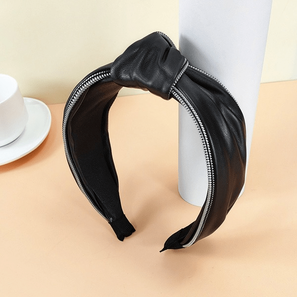 Wholesale purple leather hairband JDC-HD-O369 Headband 潮炫 Wholesale Jewelry JoyasDeChina Joyas De China