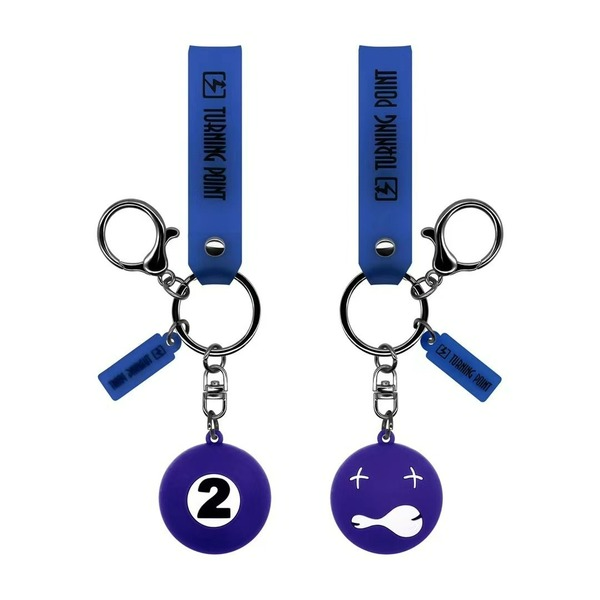 Wholesale PVC Billiard Keychain JDC-KC-SH007 Keychains 随和 Wholesale Jewelry JoyasDeChina Joyas De China