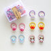 Wholesale PVC Box Set Resin Cartoon Kids Hair Rope MOQ≥5 JDC-HS-Shij002 Hair Scrunchies 世景 MOQ5 Qbankat set Wholesale Jewelry JoyasDeChina Joyas De China