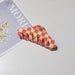 Wholesale PVC Color Checkerboard Hair Clips Grasping Clip JDC-HC-YaoX016 Hair Clips 姚萱 Wholesale Jewelry JoyasDeChina Joyas De China