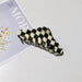 Wholesale PVC Color Checkerboard Hair Clips Grasping Clip JDC-HC-YaoX016 Hair Clips 姚萱 black Wholesale Jewelry JoyasDeChina Joyas De China