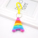 Wholesale PVC Decompression Toy Rainbow Alphabet Keychain JDC-KC-Zuge032 Keychains 祖格 A / Wholesale Jewelry JoyasDeChina Joyas De China