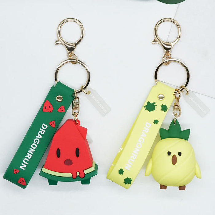 Wholesale PVC Durian Keychain JDC-KC-SH005 Keychains 随和 Wholesale Jewelry JoyasDeChina Joyas De China