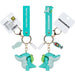 Wholesale PVC Fat Crocodile Keychain JDC-KC-SH003 Keychains 随和 blue Wholesale Jewelry JoyasDeChina Joyas De China