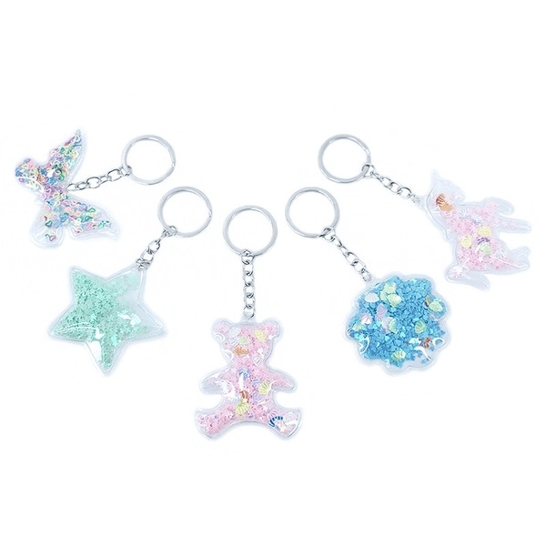Wholesale PVC Sequin key chain MOQ ≥ 10 JDC-KC-YZ013 Keychains 永泽 Wholesale Jewelry JoyasDeChina Joyas De China