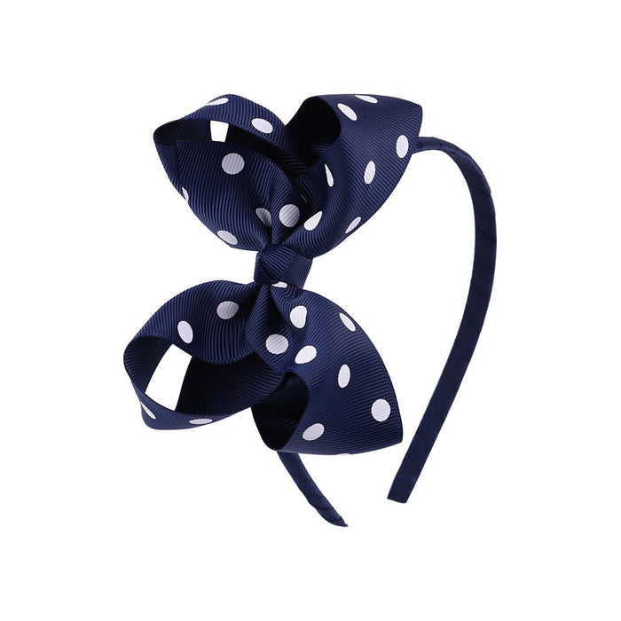 Wholesale quick sell ribbed ribbon Butterfly Headband JDC-HD-YL007 Headband 雅伦 1 color Wholesale Jewelry JoyasDeChina Joyas De China