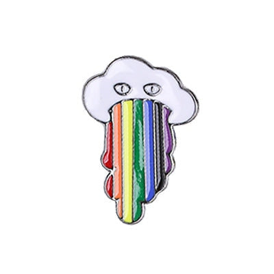 Wholesale Rainbow Brooch Love Rainbow Flag Alloy Badge Brooch JDC-BC-KuSHan001 Brooches 酷闪 xz001 Wholesale Jewelry JoyasDeChina Joyas De China