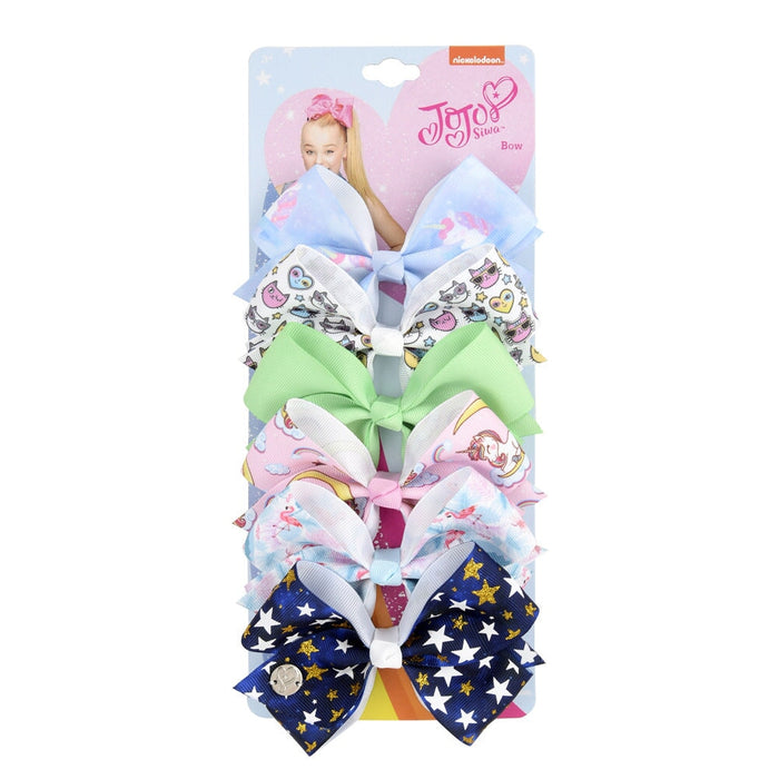 Wholesale rainbow color children's bow hairpin set MOQ≥2 (F)JDC-HC-Xiane008 Hair Clips 仙儿 12 MOQ2 color Wholesale Jewelry JoyasDeChina Joyas De China