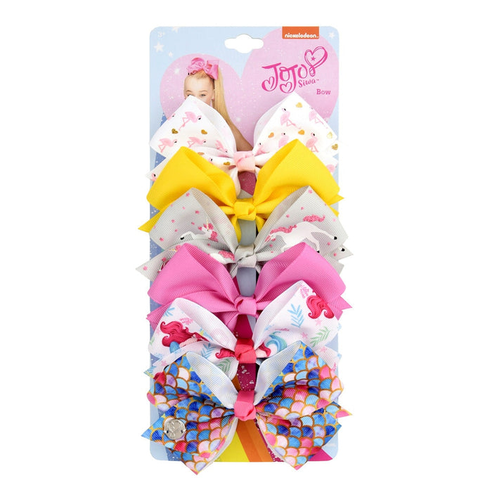 Wholesale rainbow color children's bow hairpin set MOQ≥2 (F)JDC-HC-Xiane008 Hair Clips 仙儿 7 MOQ2 color Wholesale Jewelry JoyasDeChina Joyas De China