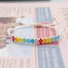 Bulk Jewelry Wholesale Rainbow Geometry Handmade Beaded Miyuki Rice Bead Bracelet JDC-gbh396 Wholesale factory from China YIWU China