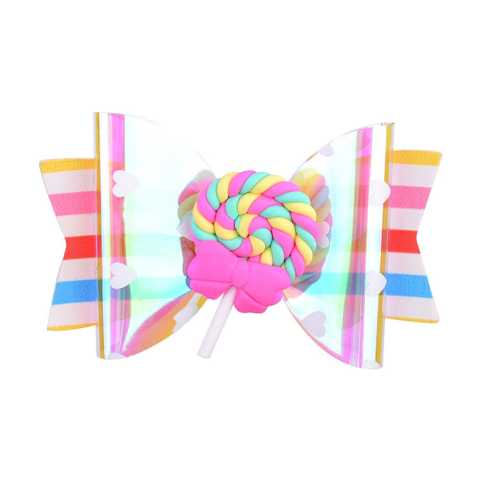 Wholesale Rainbow Lollipop Gradient Sequin Children Hairpin Hairpin Hairpin Hairpin JDC-HC-Xiane006 Hair Clips 仙儿 Wholesale Jewelry JoyasDeChina Joyas De China