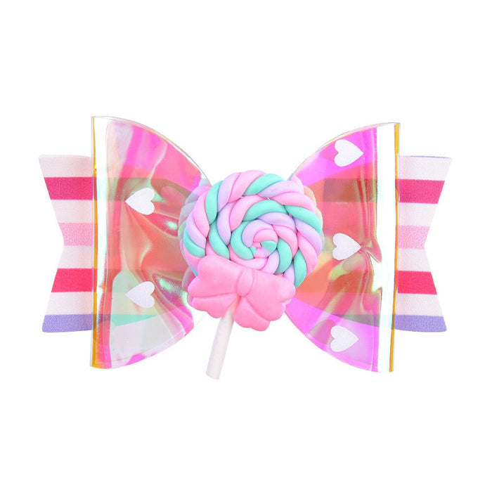 Wholesale Rainbow Lollipop Gradient Sequin Children Hairpin Hairpin Hairpin Hairpin JDC-HC-Xiane006 Hair Clips 仙儿 8 color Wholesale Jewelry JoyasDeChina Joyas De China
