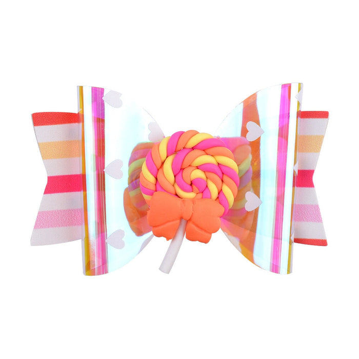 Wholesale Rainbow Lollipop Gradient Sequin Children Hairpin Hairpin Hairpin Hairpin JDC-HC-Xiane006 Hair Clips 仙儿 9 color Wholesale Jewelry JoyasDeChina Joyas De China