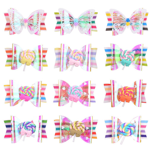Wholesale Rainbow Lollipop Gradient Sequin Children Hairpin Hairpin Hairpin Hairpin JDC-HC-Xiane006 Hair Clips 仙儿 Wholesale Jewelry JoyasDeChina Joyas De China