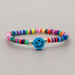 Bulk Jewelry Wholesale Rainbow Soft Pottery Smiley Couple Bracelet JDC-gbh295 Wholesale factory from China YIWU China