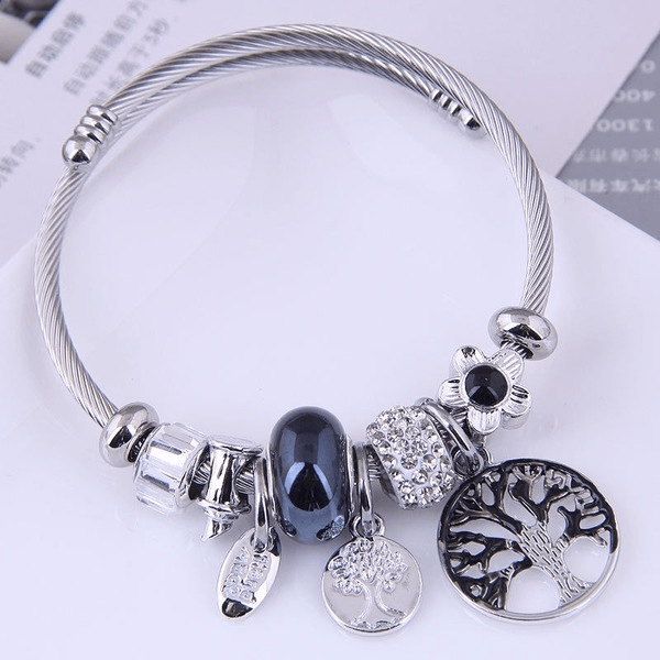 Wholesale random color alloy bracelet of the tree of life JDC-BT-WY111 Bracelet 威扬 Wholesale Jewelry JoyasDeChina Joyas De China