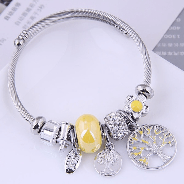 Wholesale random color alloy bracelet of the tree of life JDC-BT-WY111 Bracelet 威扬 Wholesale Jewelry JoyasDeChina Joyas De China