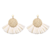 Wholesale Rattan Raffia Tassel Earrings JDC-ES-GSJM081 Earrings 杰米 Wholesale Jewelry JoyasDeChina Joyas De China