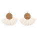 Wholesale Rattan Raffia Tassel Earrings JDC-ES-GSJM081 Earrings 杰米 Wholesale Jewelry JoyasDeChina Joyas De China