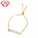 Wholesale rectangular micro-zircon drag bracelet JDC-BT-HongX011 Bracelet 宏祥 Wholesale Jewelry JoyasDeChina Joyas De China