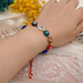 Bulk Jewelry Wholesale Red Acrylic Beads and Glass Eye Bracelets JDC-gbh294 Wholesale factory from China YIWU China