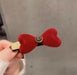 Wholesale Red Bow Cloth Hair Clips JDC-HC-GSMC007 Hair Clips 曌彩 wine red Wholesale Jewelry JoyasDeChina Joyas De China