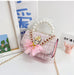 Wholesale red canvas children's bag JDC-CB-GSKR017 Shoulder Bags 梁家营坤然 Two pink colors Wholesale Jewelry JoyasDeChina Joyas De China