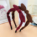 Wholesale red cloth hairband JDC-HD-O362 Headband 潮炫 Wholesale Jewelry JoyasDeChina Joyas De China